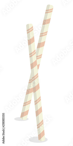 Delicious sweet dessert in cute girlish style biscuit cookies