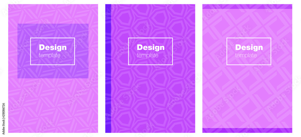 Light Purple vector template for journals.