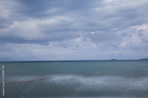 Long Exposure Landscape Sky ,Clouds and Sea