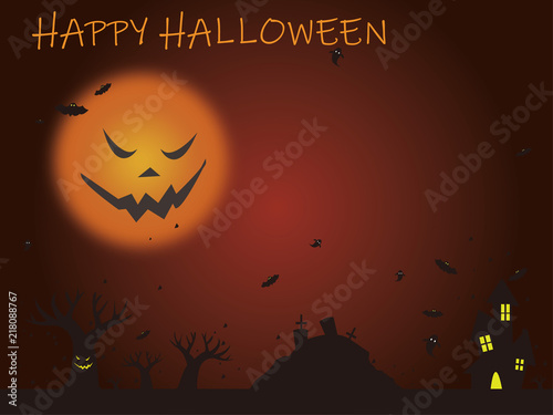 ハロウィン　秋　10月