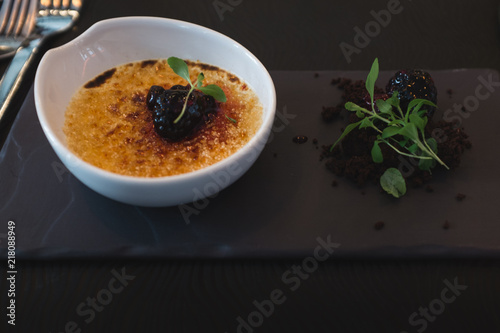 Obraz na plátně Crème brûlée