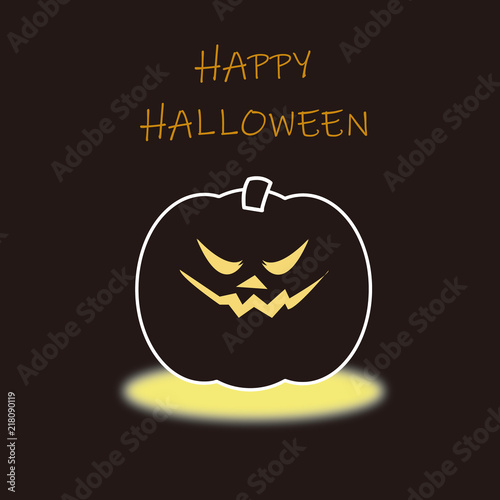 ハロウィン　秋　10月