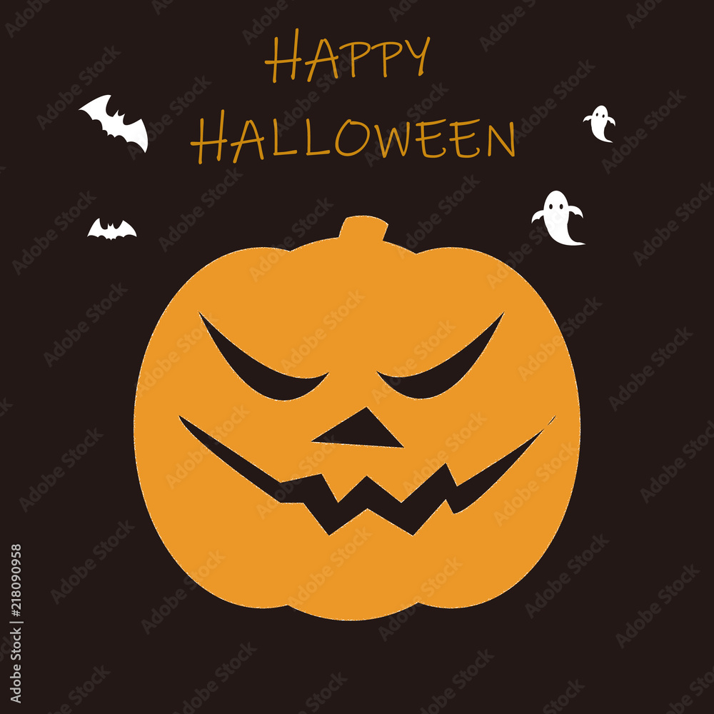 ハロウィン　秋　10月