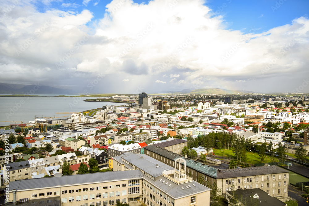 Fototapeta premium Skyline of Reykjavik