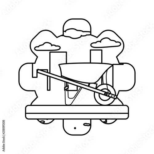 line wheelbarrow equipment construction industry service