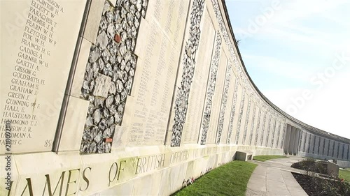 Tyne Cot Memorial :  Flanders Fields ' largest british cemetery  photo