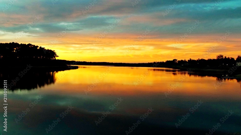 Sunset on Uruguay