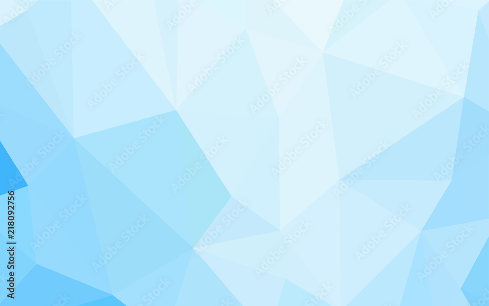 Light BLUE vector gradient triangles pattern. Light BLUE vector gradient triangles pattern.