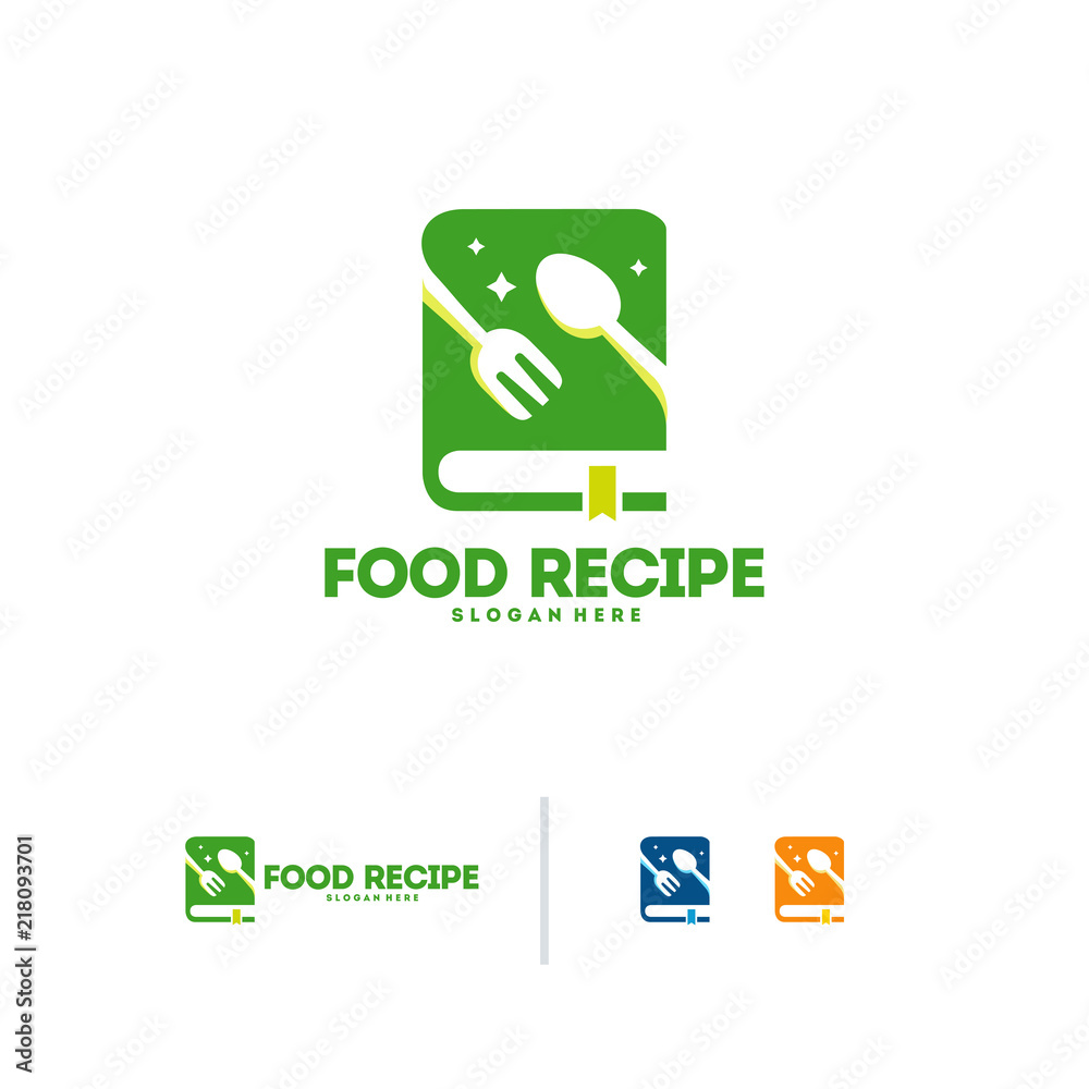Food point logo design template. Silhouette creative symbol. Stock Vector  by ©ddok 220871044