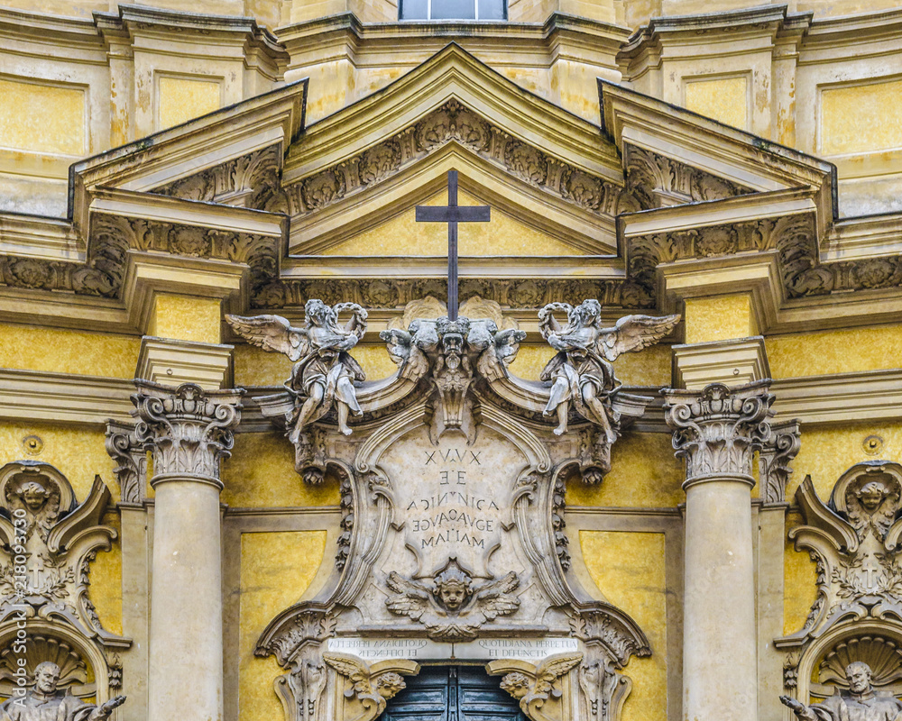 Baroque Style Church, Rome, Italy