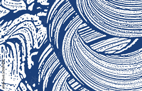 Grunge texture. Distress indigo rough trace. Delightful background. Noise dirty grunge texture. Gorg