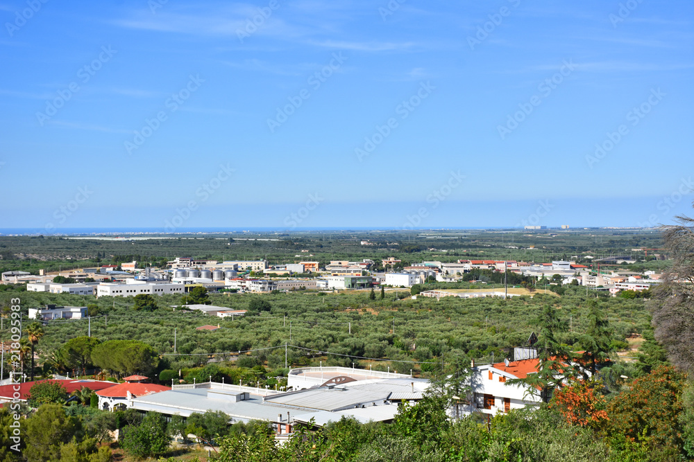 Italy, Cassano delle Murge, panorama