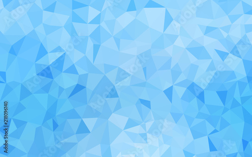 Light BLUE vector abstract polygonal background.