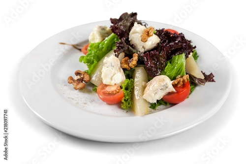 Salad with Cheese and Pears