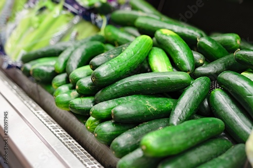 selection of vegetables in the store