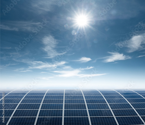 panneau solaire énergie soleil cellule transformation lumière énergétique production installation toit