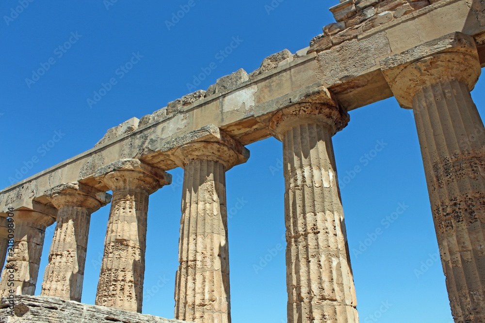 Sicile, site du temple de Selinunte