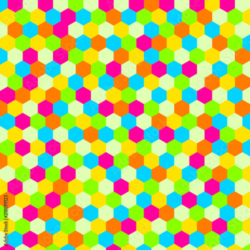 Wallpaper Mural Abstract geometric pattern. Multicolor Figures. Texture for print and Banner. Flat style Torontodigital.ca