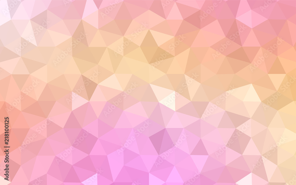 Obraz premium Light Pink, Blue vector triangle mosaic template.