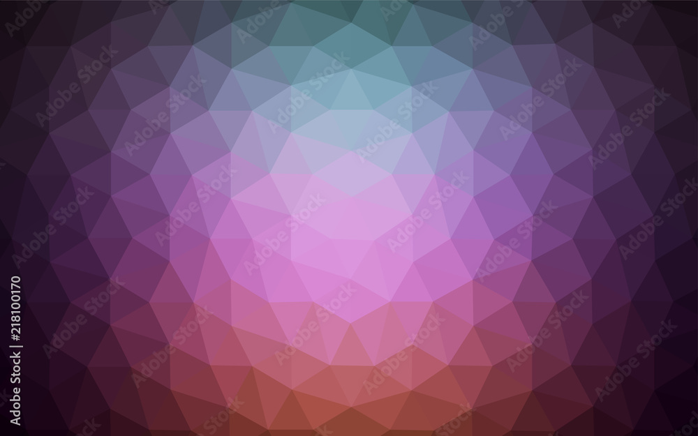 Dark Pink, Red vector polygon abstract background. Dark Pink, Red vector polygon abstract background.