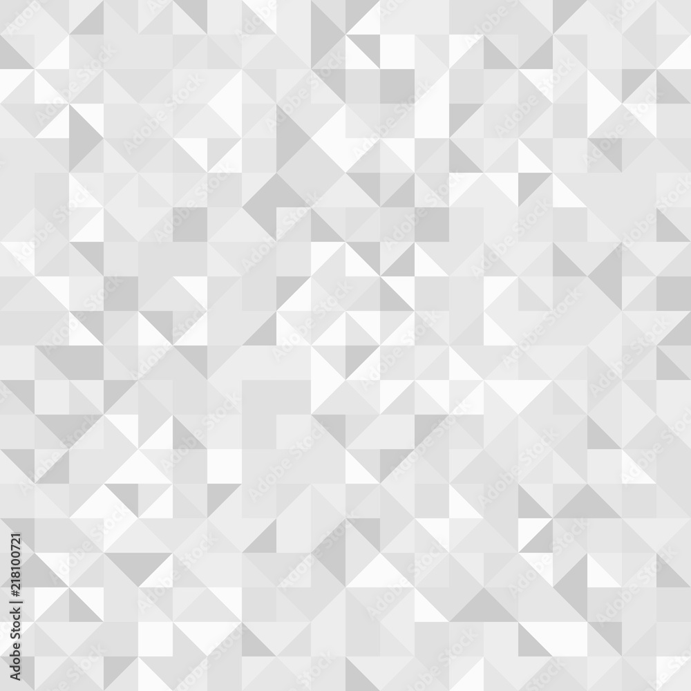 Geometric Seamless Vector Pattern With Light Triangles