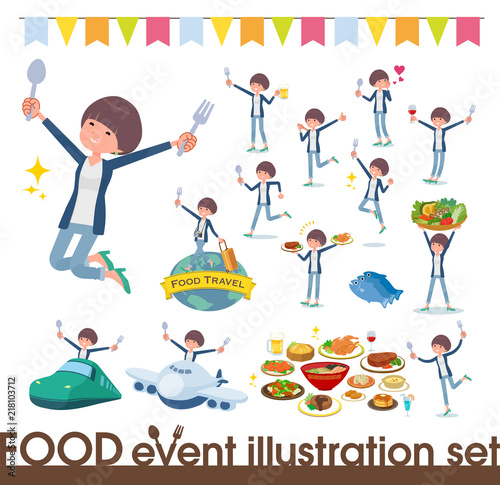 flat type Mash hair women_food festival