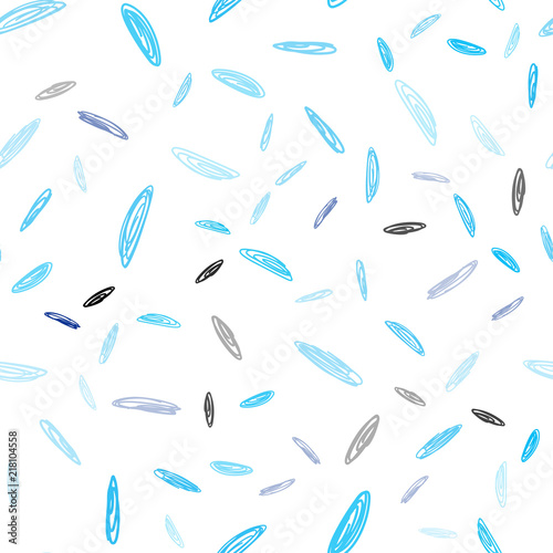 Light BLUE vector seamless texture with disks. © smaria2015