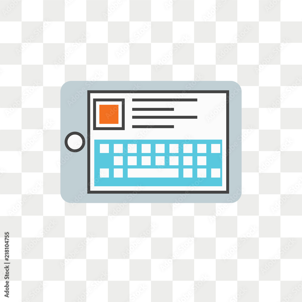 Tablet vector icon isolated on transparent background, Tablet logo design Tablet vector icon isolated on transparent background, Tablet logo design