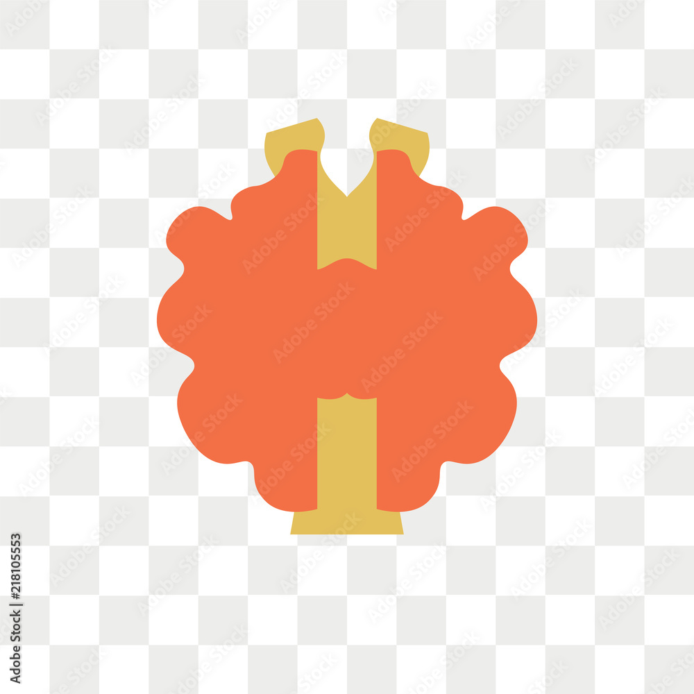 Thyroid gland vector icon isolated on transparent background, Thyroid gland logo design Thyroid gland vector icon isolated on transparent background, Thyroid gland logo design