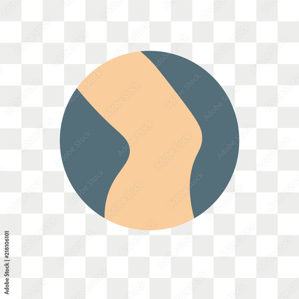 Knee vector icon isolated on transparent background, Knee logo design Knee vector icon isolated on transparent background, Knee logo design