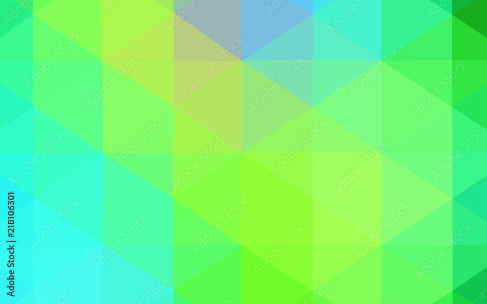 Light Blue, Green vector blurry triangle pattern. Light Blue, Green vector blurry triangle pattern.