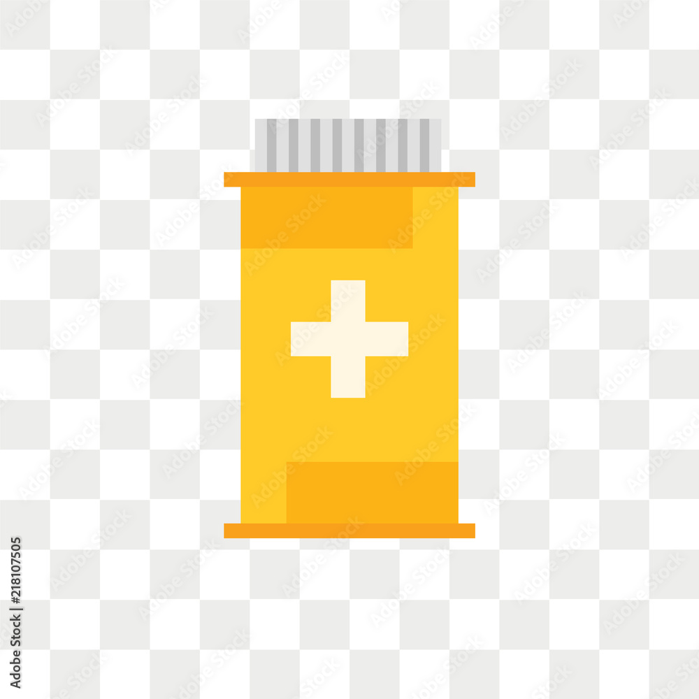 Obraz premium Drugs vector icon isolated on transparent background, Drugs logo design