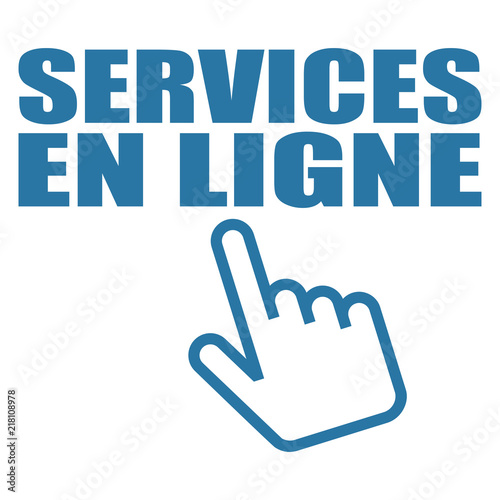 Logo services en ligne.