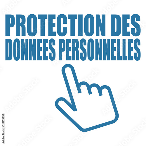 Logo protection des données personnelles.