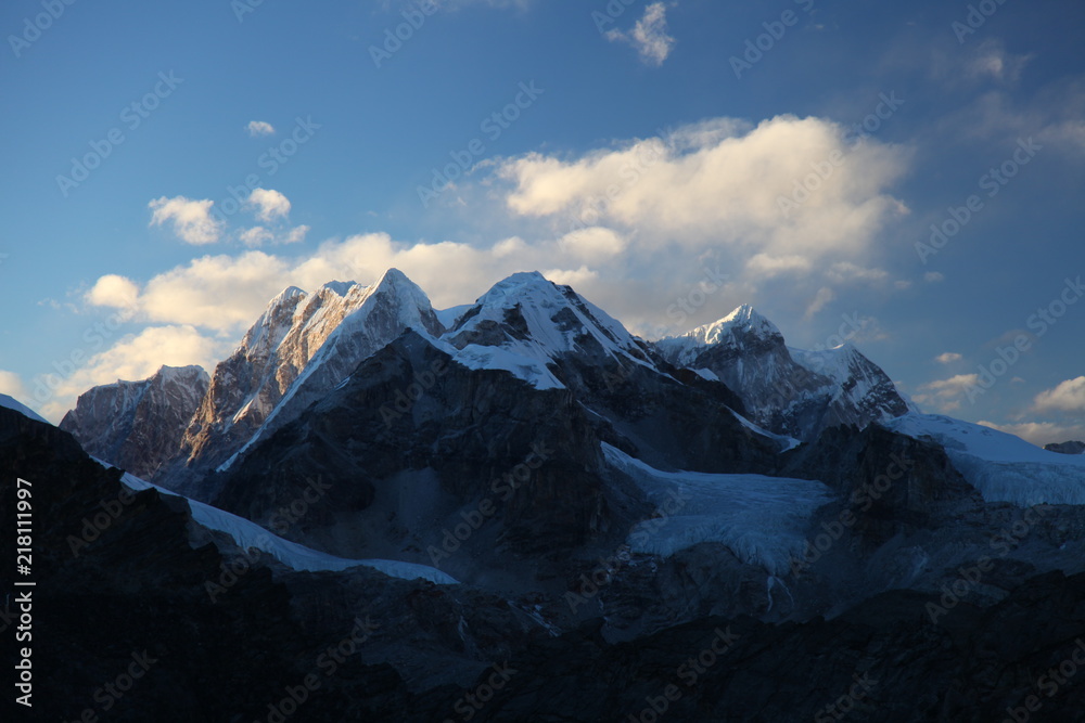 Amazing mountains on Himalayas - Nepal. Amazing mountains on Himalayas - Nepal.