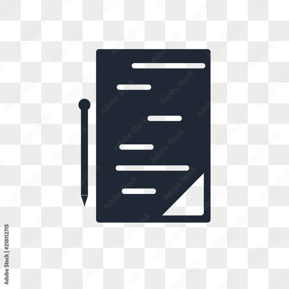 Contract vector icon isolated on transparent background, Contract logo design Contract vector icon isolated on transparent background, Contract logo design