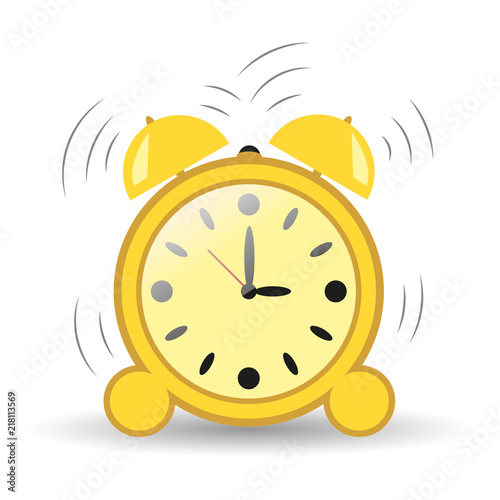 Clock, alarm three hours. Vector element isolated on a transparent background. Illustration for your design.