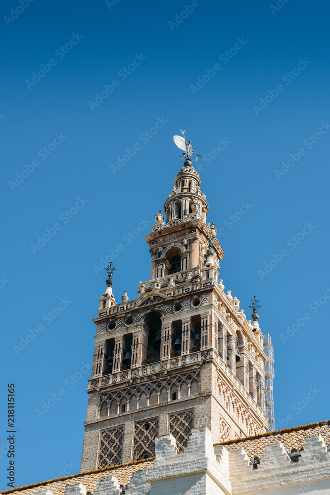 Famous Cathedral of Sevilla in Andalucia, Spain, UNESCO World Heritage Site