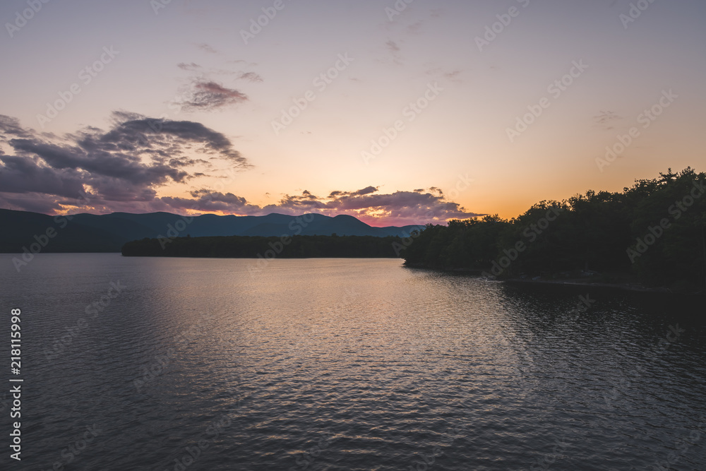 Fototapeta premium Pink sunset
