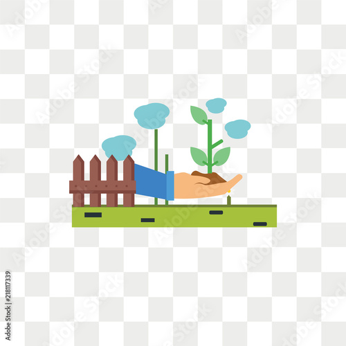 Sprout vector icon isolated on transparent background, Sprout logo design
