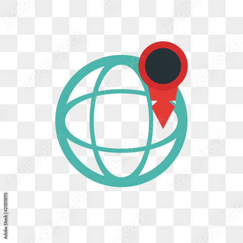 Worldwide vector icon isolated on transparent background, Worldwide logo design
