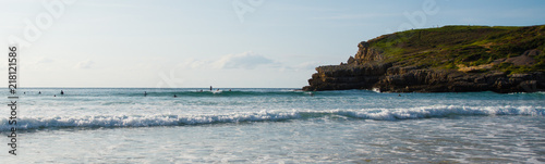 Photography Surfer am Strand von Suances in Nordspanien
