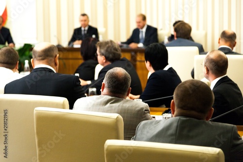 People in a Room for a Seminar / Meeting / Conference © BillionPhotos.com