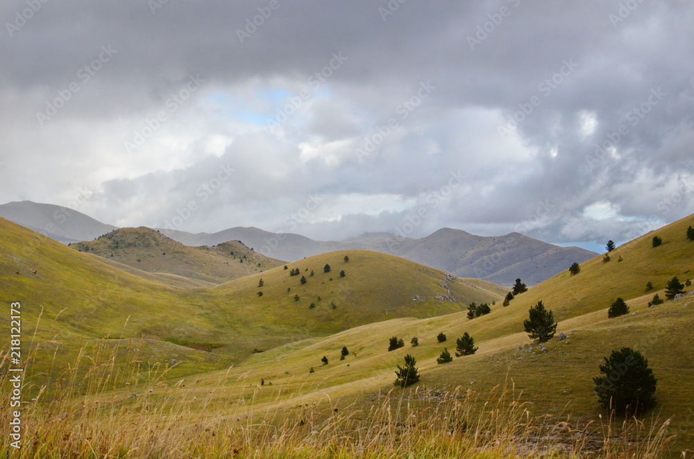 Gran Sasso National Park in Abruzzo, Italy