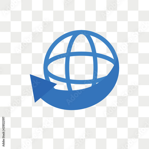 Worldwide vector icon isolated on transparent background, Worldwide logo design
