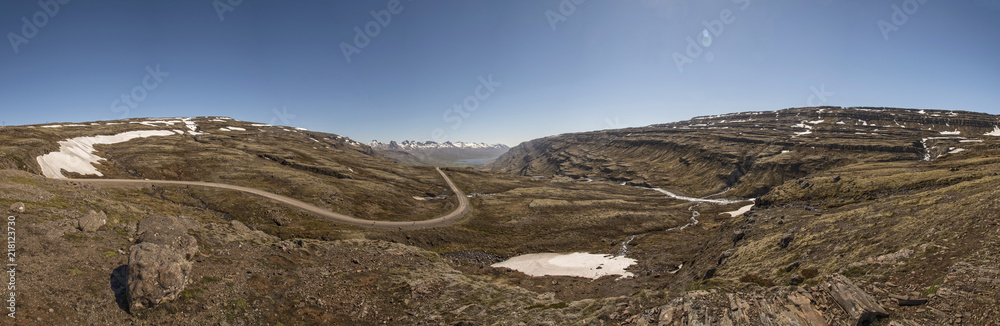 Dirt Road - Route 939, Eastern Region, Iceland Panoramic