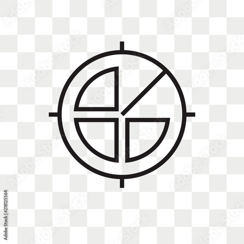Aim vector icon isolated on transparent background, Aim logo design