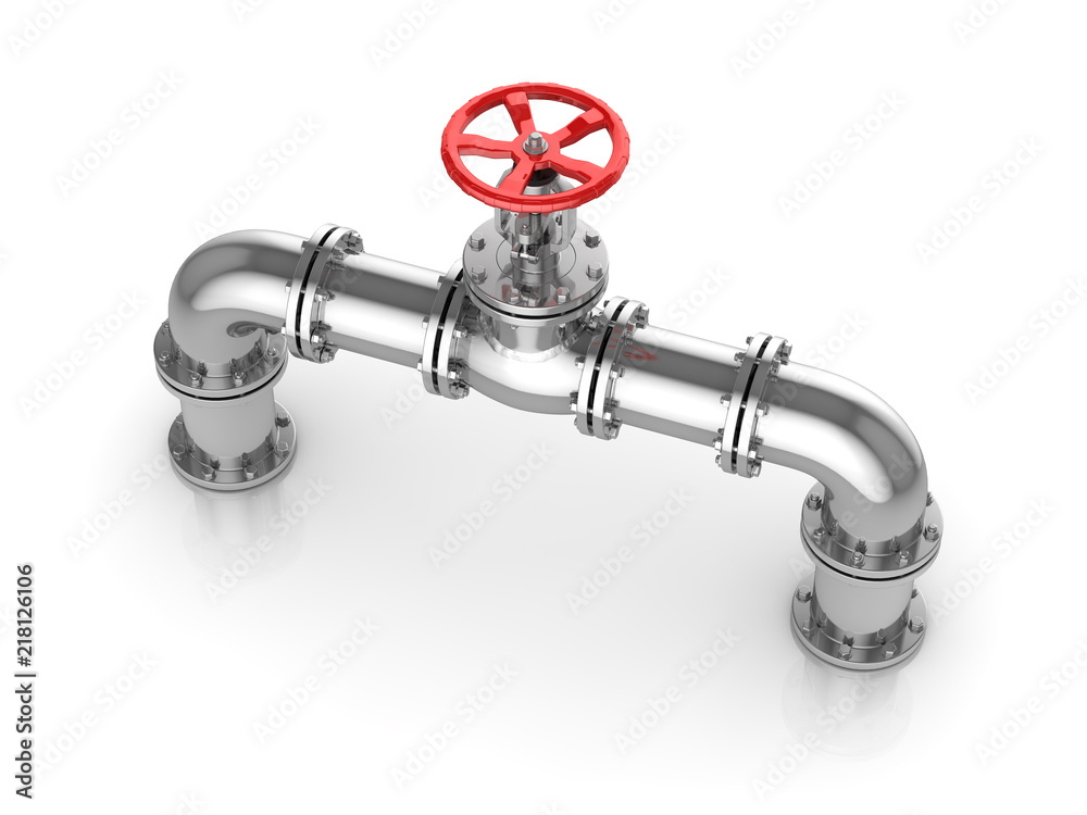 Industrial Pipeline and Valve