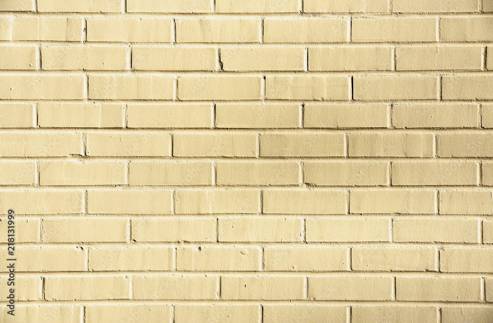 Obraz premium A closeup of a painted brick wall.