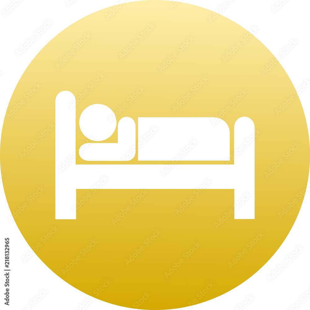 Vector ilustración icono rosa para comercios y web con dibujo de cama hotel albergue Vector ilustración icono rosa para comercios y web con dibujo de cama hotel albergue